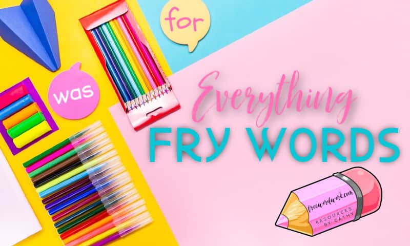 Fry Word Resources