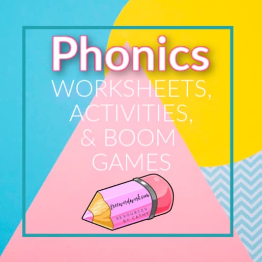 This phonics section is packed with worksheets for phonics skills. You will find word sorts and cut & paste activities. 