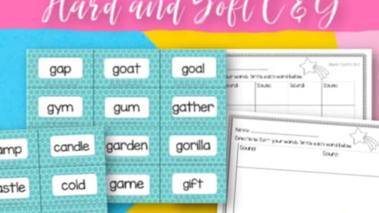 FREE Printable Hard c and Soft c Words GAME