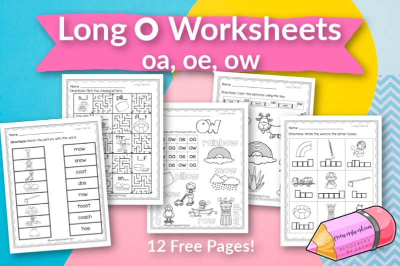 Long O Worksheets Free Word Work