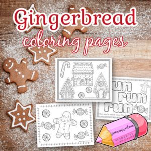 Gingerbread Phonics Worksheets - Free Word Work