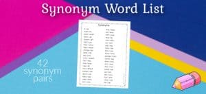 synonym word assignment