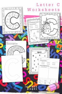 Letter C Worksheets - Free Word Work