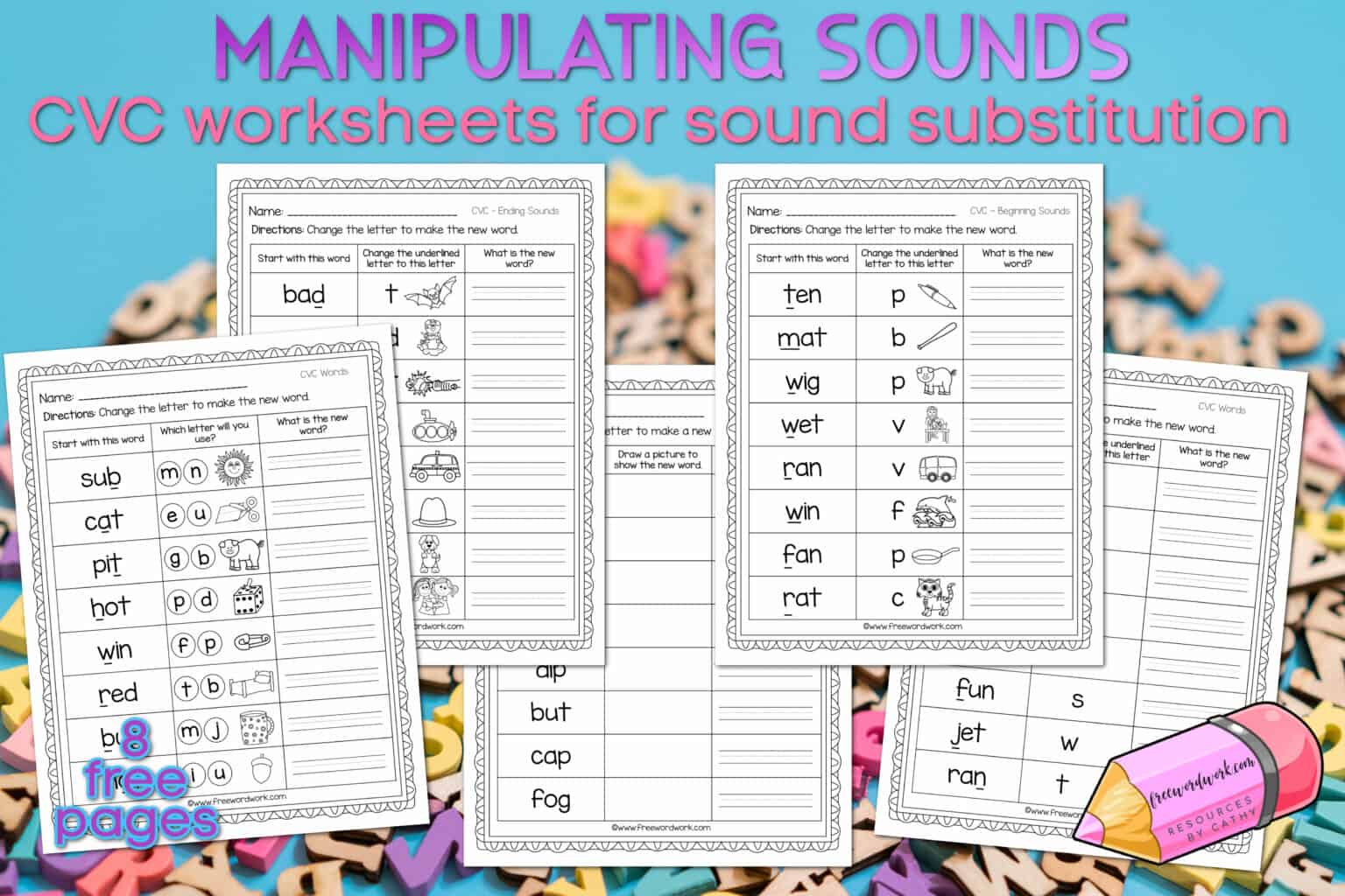 sound-substitution-cvc-words-free-word-work