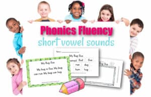 Short Vowel Phonics Fluency - Free Word Work