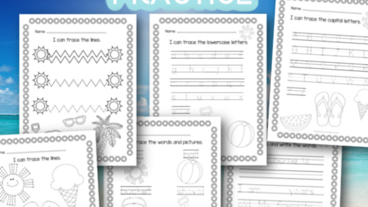 Summer Handwriting Activity - New Horizon Academy